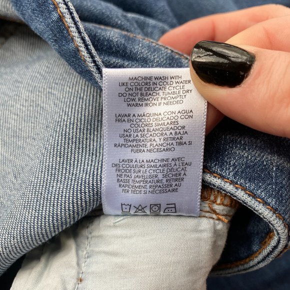 CAbi Deconstructed Curvy Skinny Jeans - Size 14 - High Rise, Denim, #5091 - Picture 11 of 11